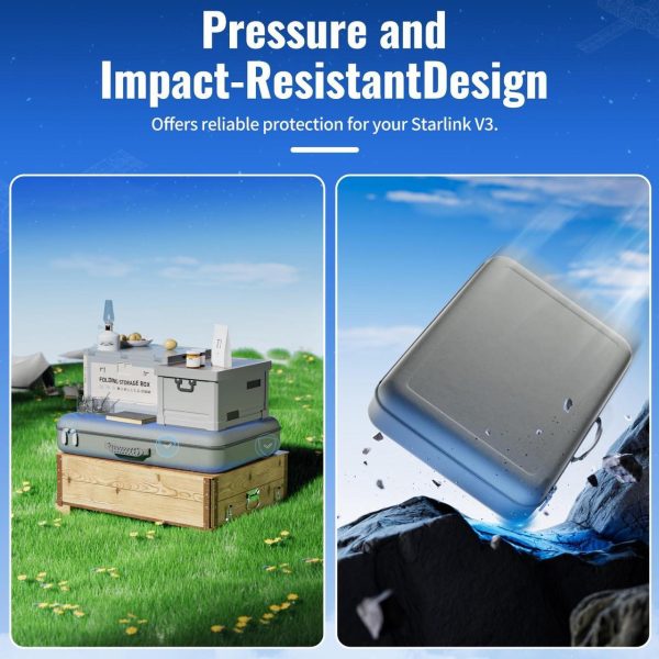 Case For Starlink Gen 3, Astronisync Travel Case For Starlink With Customized Internal Sections, Shock And Pressure-Proof Bag For Starlink Rv, Bag For Starlink Antenna With Anti-Dust &Amp; Water Fabric - Image 4