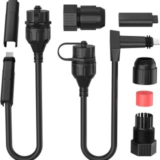 YuanLey STARGEAR Starlink Cable SPX to RJ45 Adapters, Starlink Cable RJ45 Connectors for Starlink Gen 2 Dishy and Router Waterproof (2 Pack)