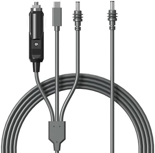 Hugener 3 In 1 Starlink Mini Cable 10Ft/ 3M, High-Speed Usb C/Car Charger/Dc To Dc Replacement Cable For Starlink Mini Power, Waterproof Extension Starlink Mini Power Cable Accessories