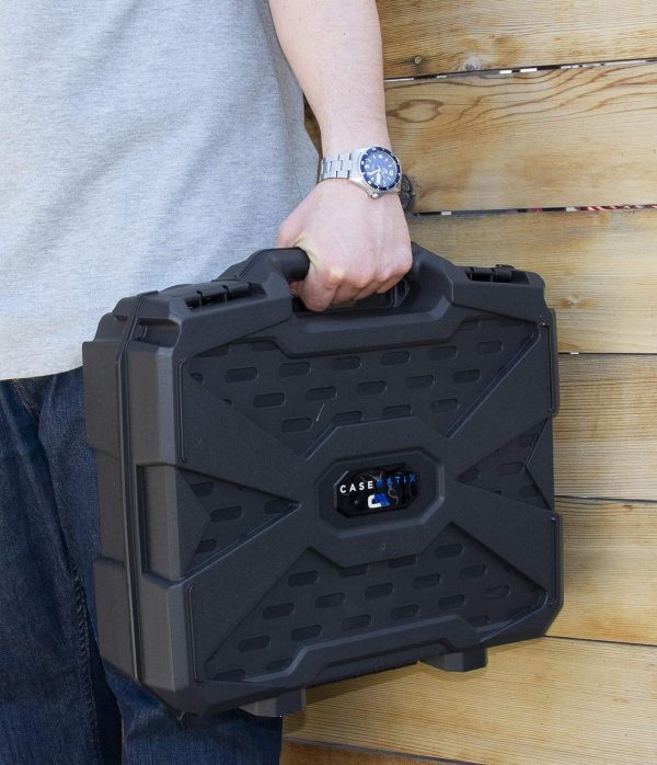 Casematix Travel Case Compatible With Starlink Mini Dish, Mount, Cables, Power Supply &Amp; More - Impact Resistant Hard Case With Foam And Professionally Cut Dual Trays For Dish And Starlink Accessories - Image 5