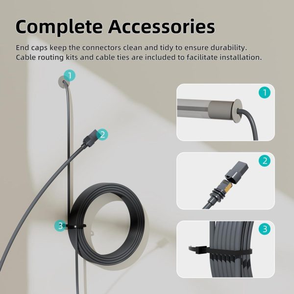 Eazuse Starlink Gen 3 Cable, 246Ft Ethernet Cable For Gen 3 Starlink Standard, Waterproof And High-Speed - Image 2