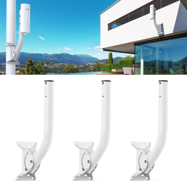 Adalov Cpe881 Wireless Bridge And Bracket Mounts, Pole Mount For Antenna, Wireless Bridge, Ap, Access Point Client Bridge Cpe, Outdoor Antenna Mounting Pole Bracket - Image 2