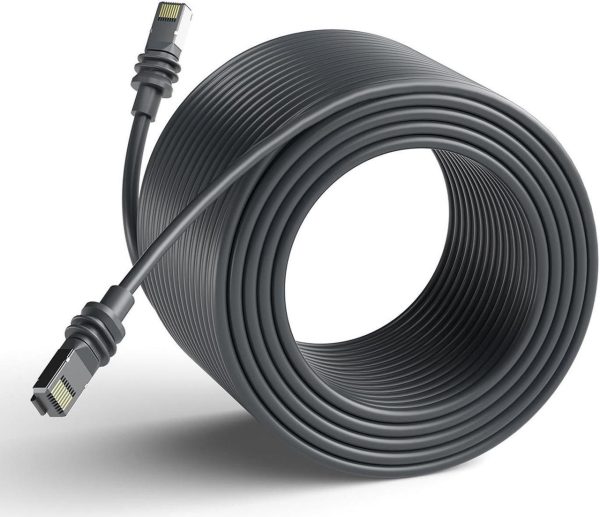 Azduou 75Ft Replacement Cable For Starlink Gen 3, Replacement Starlink Rectangular Satellite Gen 3 Cable Replacement For V3 Standard Cable Waterproof Outdoor