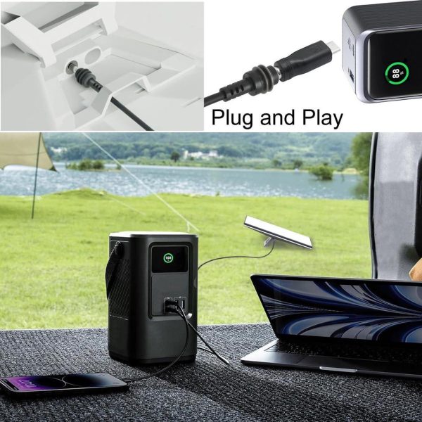 Starlink Mini Dc Power Cable With Usb C To Dc Adapter, Usb C To Dc Power Cable For Starlink Mini, Compatible With 65W+ Pd 20V Protocol Power Supply/Source, Indoor/Outdoor Grey(10M+ Usb-C Adapter) - Image 2