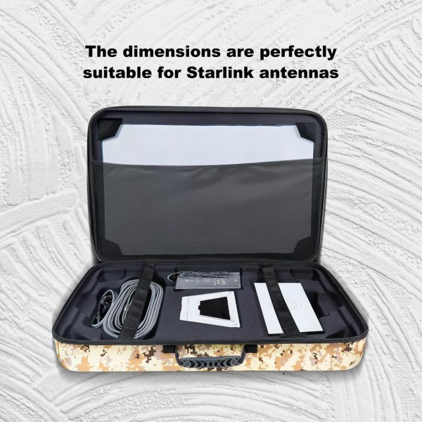 Ybervont Starlink Gen 3 Case For Dish Kit V3, Outdoor Carrying Case For Starlink Master Disk &Amp; Accessories, Ideal For Rv Travel &Amp; Outdoor Use - Image 5