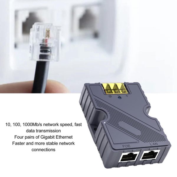 Starlink Poe Injector,150W Gige Passive Poe Injector, &Amp; Esd With 10/100/1000M High-Speed Network For Starlink Satellite Dishy V2/Starlink Gen 3 - Image 3