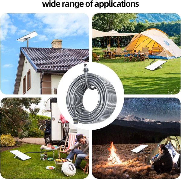 Kisdoo 150Ft/46M Starlink Gen 3 Cable, Rectangular Satellite Replacement Cable, Ethernet Cable, Starlink Gen 3 Cable Waterproof Is Suitable For Outdoor (150Ft/46M) - Image 4