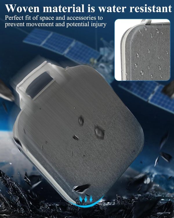 Luxisync Starlink Mini Carry Case - Outdoor Travel Case For Standard Starlink Mini Accessories, Large Capacity, Semi-Rigid Eva Protection - Image 4
