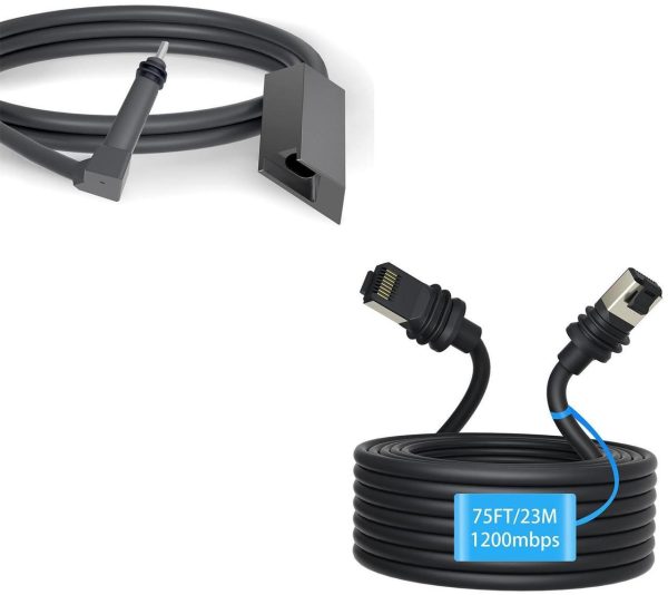Ybsgo Starlink Ethernet Adapter And 75Ft/23M Starlink Gen 3 Cable