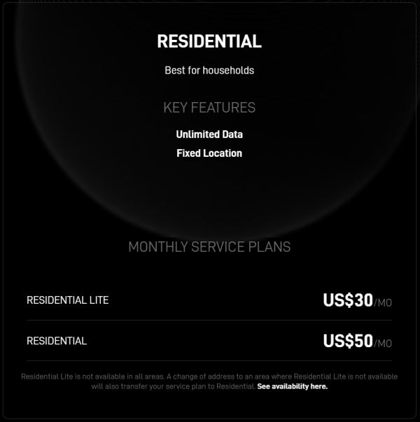 Starlink Residential Lite Service Plan - Image 2
