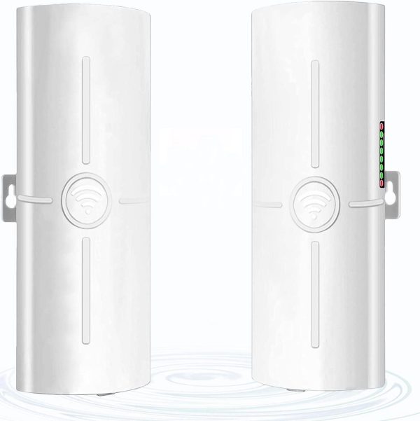 Point-To-Point Outdoor Long-Range Starlink Internet Transmission,Compatible With Starlink Gen 3 Router And Starlink Wifi Extender,5.8Ghz, 3Km At 100Mbps,Includes 16Dbi High Gain Antenna,2 Pack